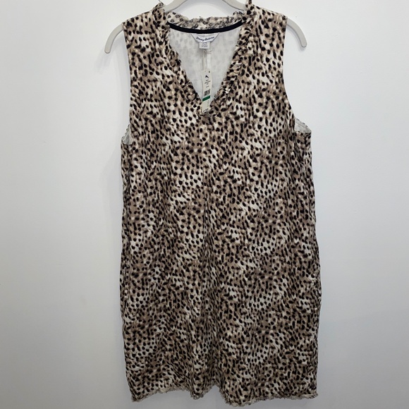 Tommy Bahama Dresses & Skirts - NWT Tommy Bahama Linen Lagoon Leopard Shift Dress